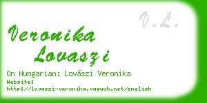 veronika lovaszi business card